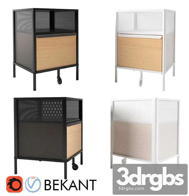 Ikea bekant 2 3D Model Download