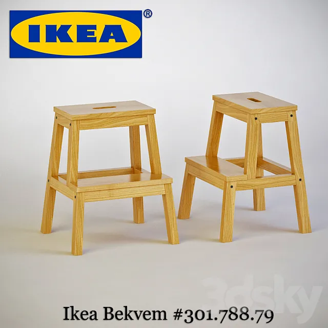 Ikea Bekvem # 301.788.79 (BEKV?M) 3DModel