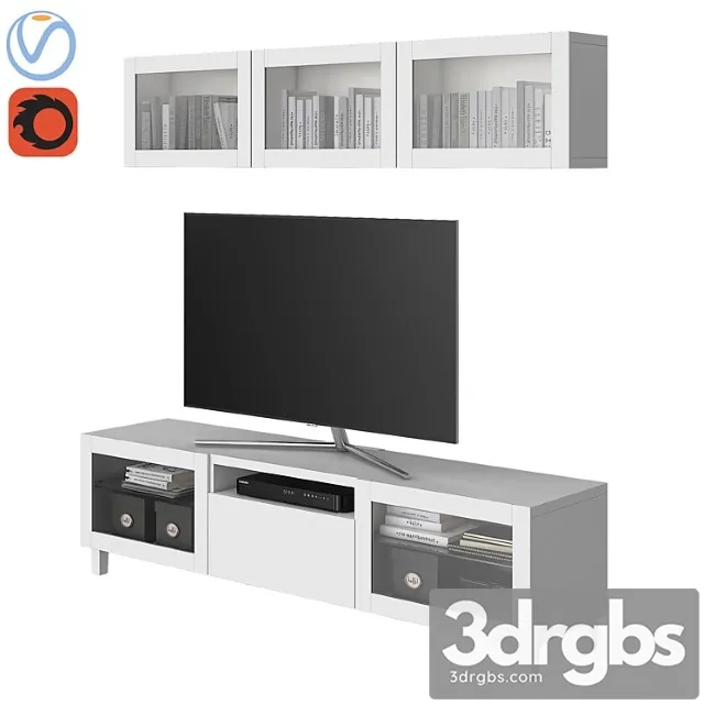 Ikea besta 01 2 3D Model Download