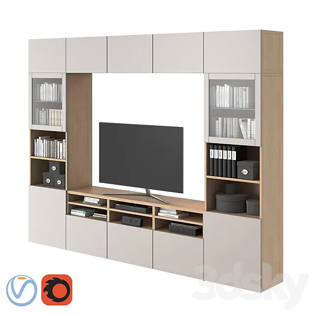 Ikea Besta 04 3D Model Ikea Besta 04 3D Model