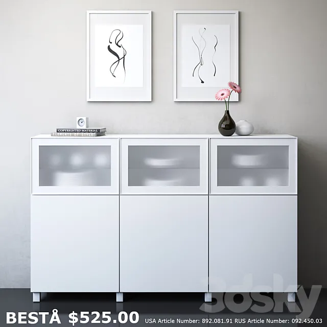 IKEA BESTA Storage 3DModel IKEA BESTA Storage 3DModel
