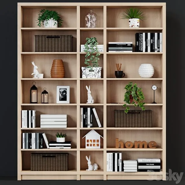 Ikea billy shelf 3D Model