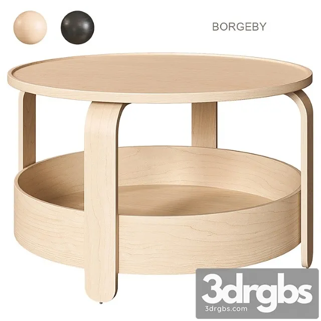 Ikea borgeby coffee table 2 3D Model Download