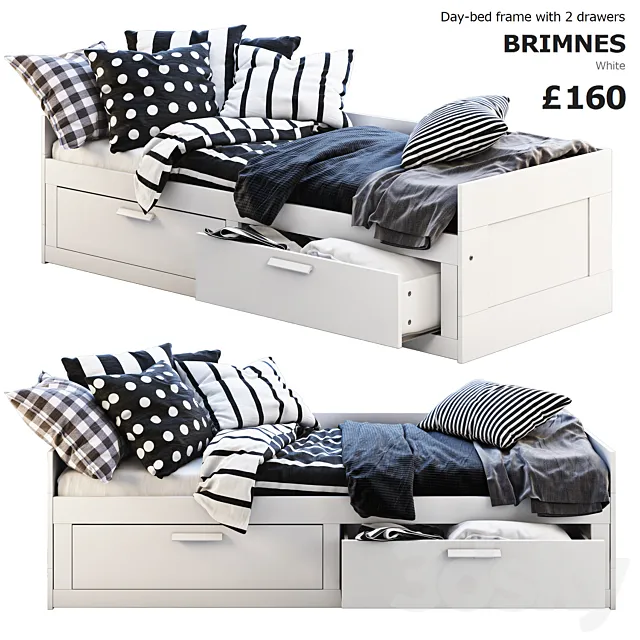 Ikea Brimnes 3 3DModel Ikea Brimnes 3 3DModel