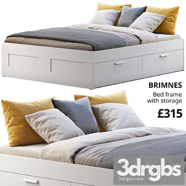 Ikea Brimnes 5 3D Model Download