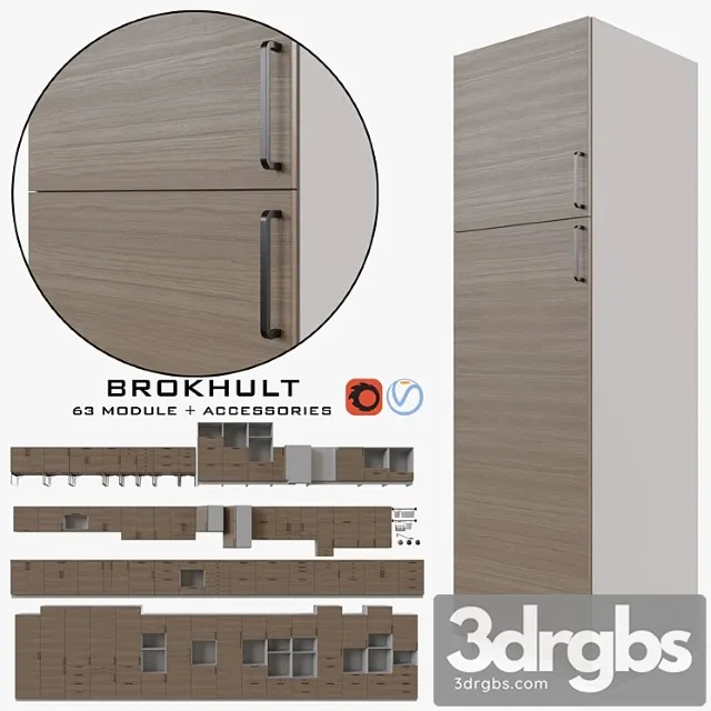 Ikea brokhult 3D Model Download