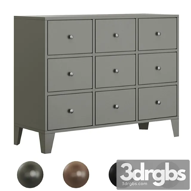 Ikea Bryggja Cupboard 3D Model Download