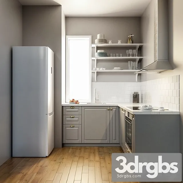 Ikea budbin kitchen 3D Model Download