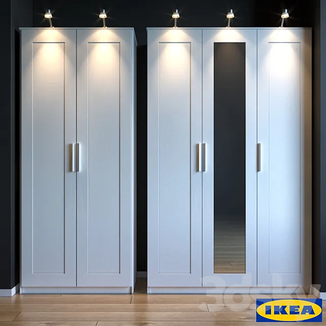 Ikea cabinet BRIMNES 3D Model