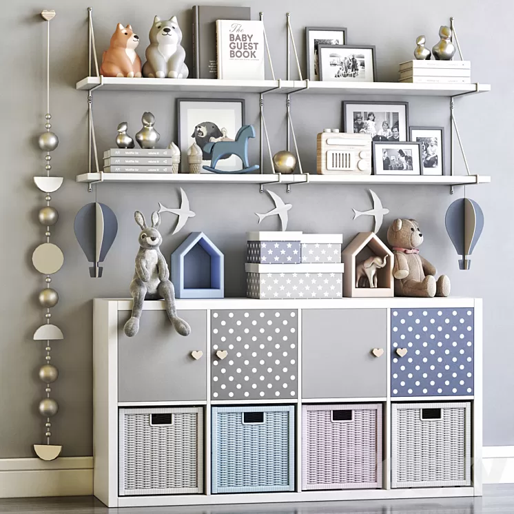 IKEA childrens furniture and toys 6 3D Model