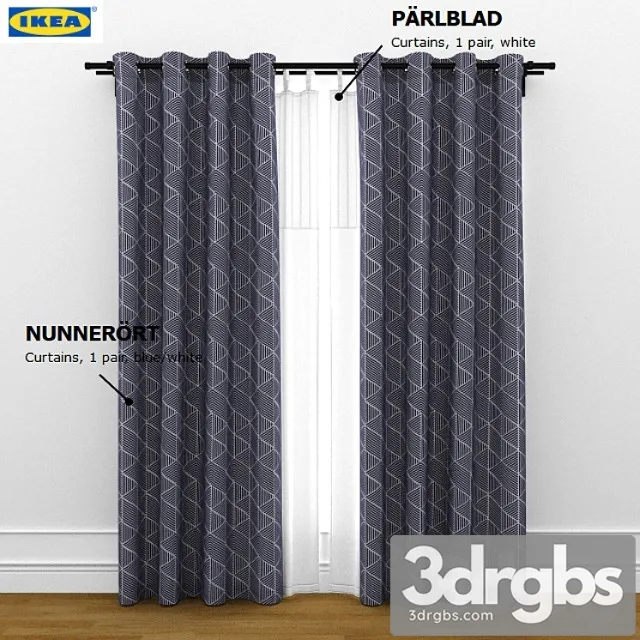 Ikea curtain nunnerort and parlblad Ikea curtain nunnerort and parlblad