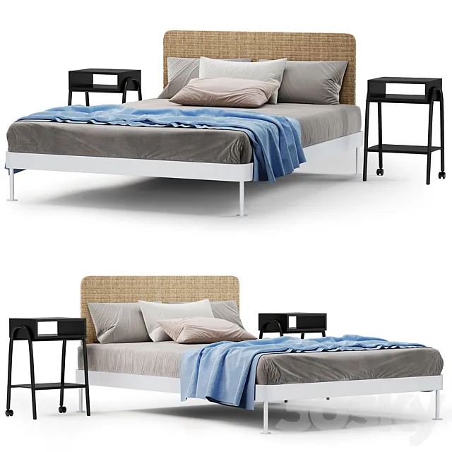 IKEA Delakting Bed 3DModel IKEA Delakting Bed 3DModel