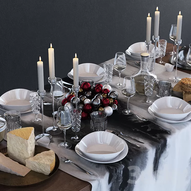 Ikea dinnerware 3D Model