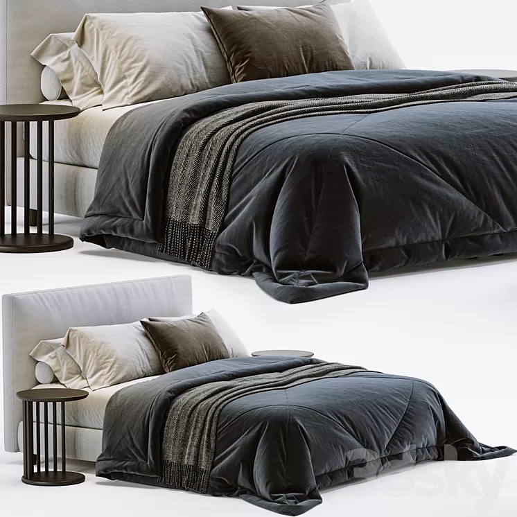 Ikea Dunvik Bed 3D Model Free Download