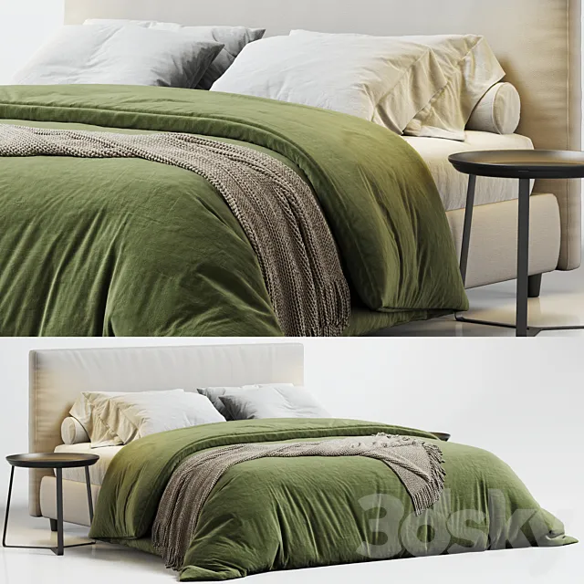 Ikea Dunvik Bed 3D Model Ikea Dunvik Bed 3D Model