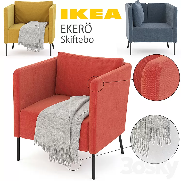 IKEA EKERO SET 3D Model