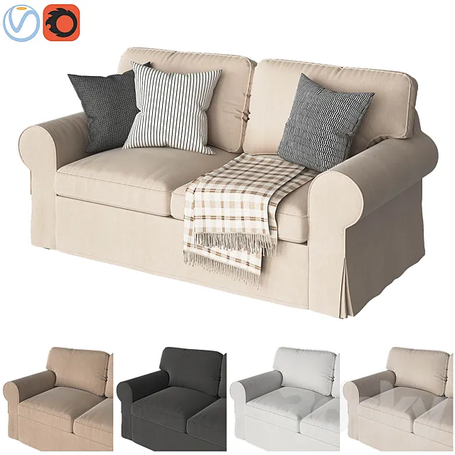 Ikea Ektorp 2 3D Model