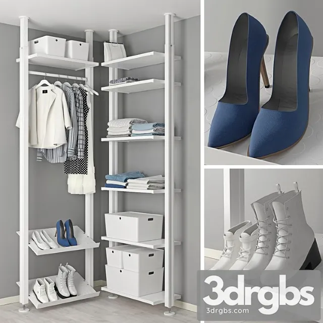 Ikea elvarli storage system 2 3D Model Download