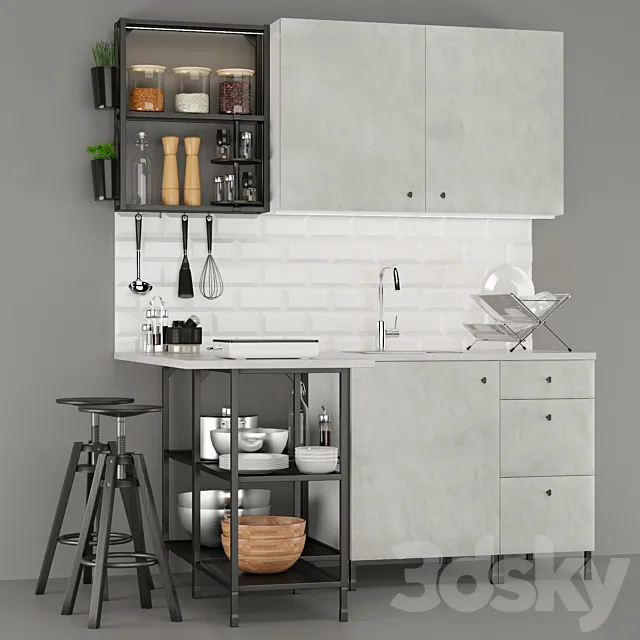 IKEA ENHET kitchen 3DModel
