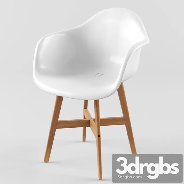 Ikea fanbün chair 2 3D Model Download