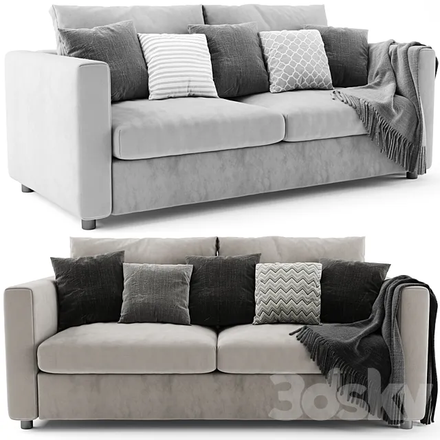Ikea Finnala 2 Seat Sofa 3D Model Ikea Finnala 2 Seat Sofa 3D Model