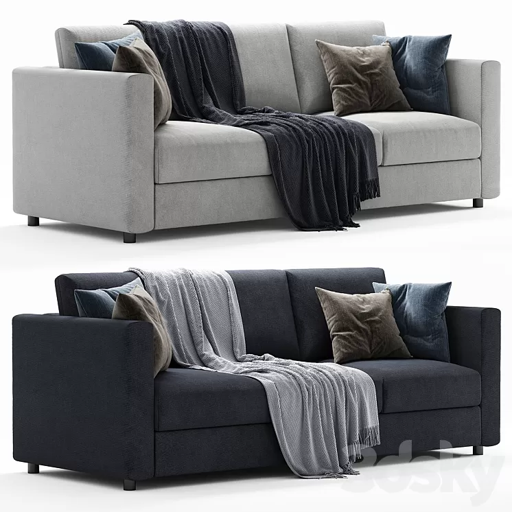 Ikea Finnala 3 seater sofa 3D Model