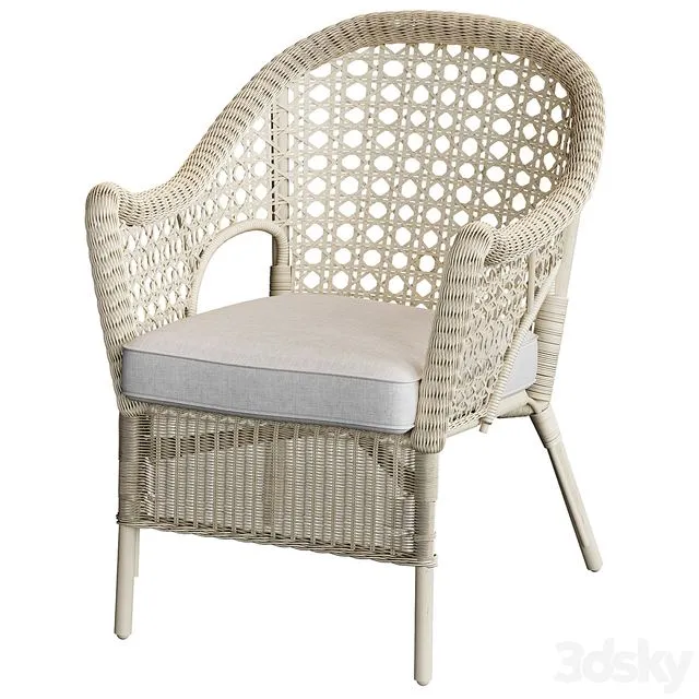 Ikea Finntorp Wicker Chair 3D Model Ikea Finntorp Wicker Chair 3D Model