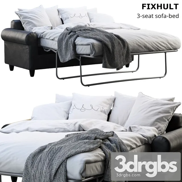 Ikea Fixhult Sofa Bed 3D Model Download