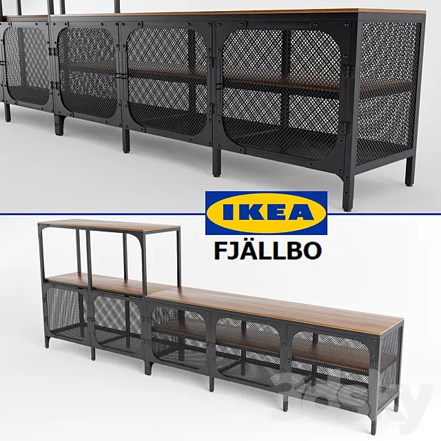 ikea FJALLBO 3D Model ikea FJALLBO 3D Model