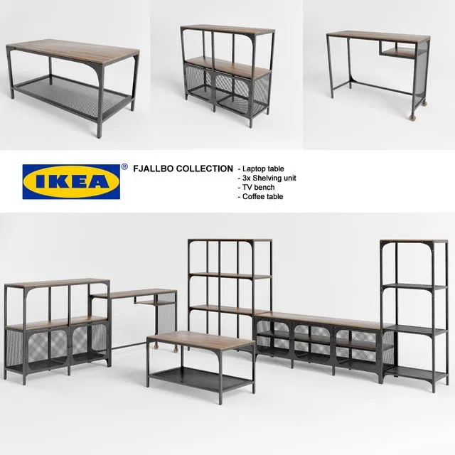 IKEA FJALLBO COLLECTION 3D Model