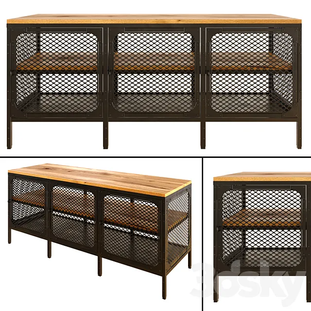 ikea fjallbo tv bench 3DModel ikea fjallbo tv bench 3DModel