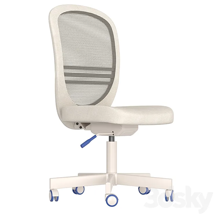 IKEA FLINTAN Office Chair 3D Model Free Download