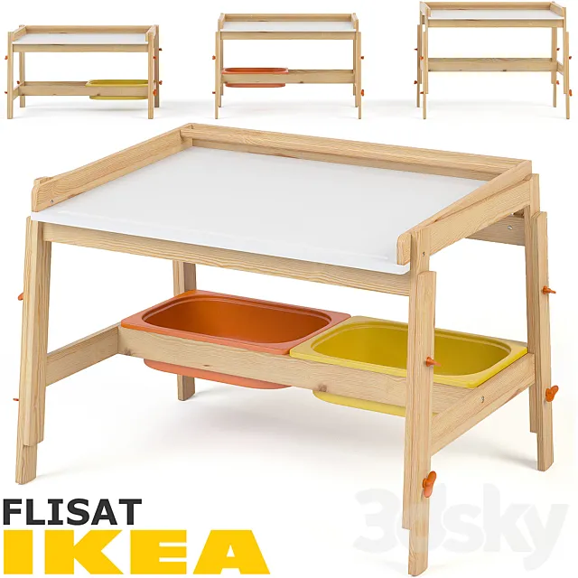 IKEA FLISAT (FLISAT) SET 3D Model