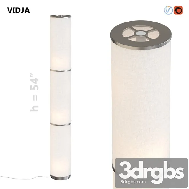 Ikea floor lamp vidja 3D Model Download