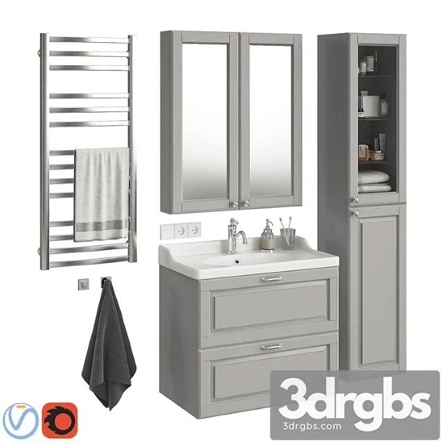 Ikea Godmorgon Set 6 3D Model Download