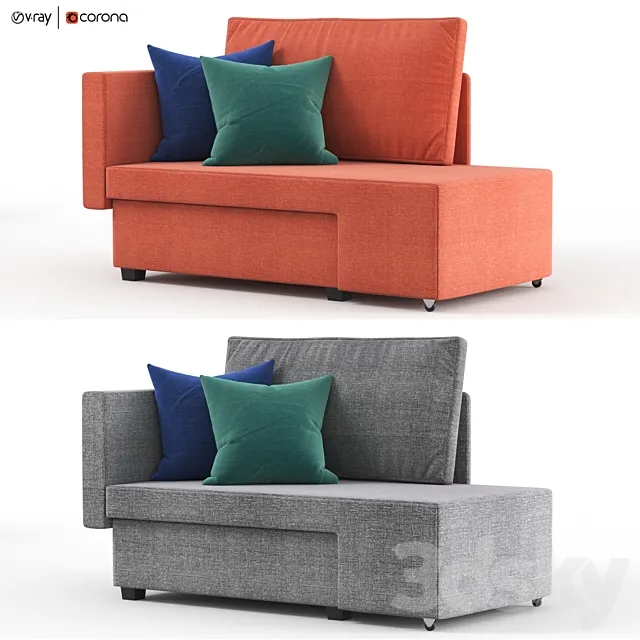 IKEA GRALLSTA sofa 3D Model IKEA GRALLSTA sofa 3D Model