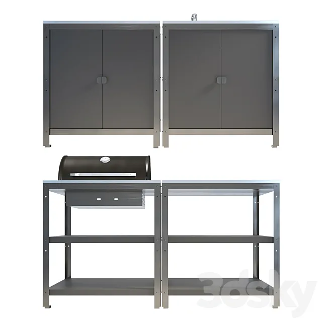 IKEA GRILLSKÄR GRILLSKER 3D Model IKEA GRILLSKÄR GRILLSKER 3D Model