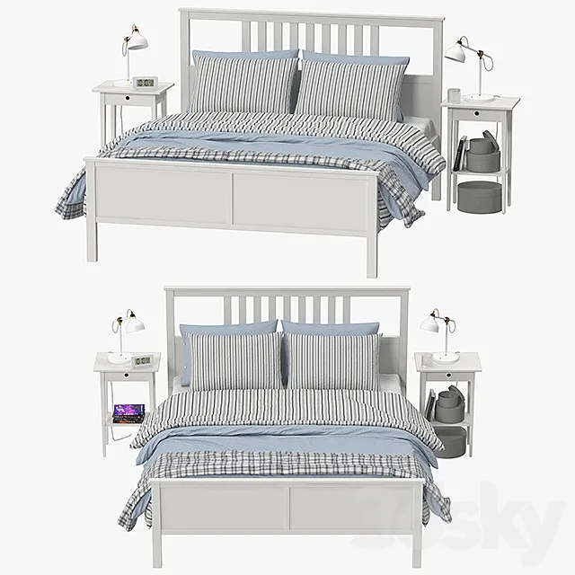 ikea hemnes 3D Model ikea hemnes 3D Model