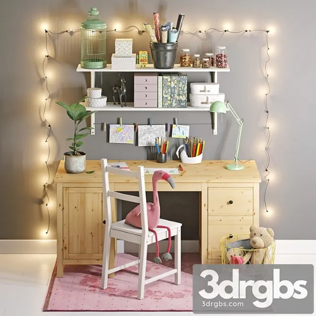 Ikea Hemnes Ivar 3D Model Download