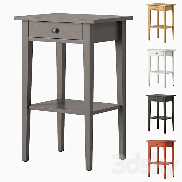 IKEA HEMNES nightstand 3D Model IKEA HEMNES nightstand 3D Model