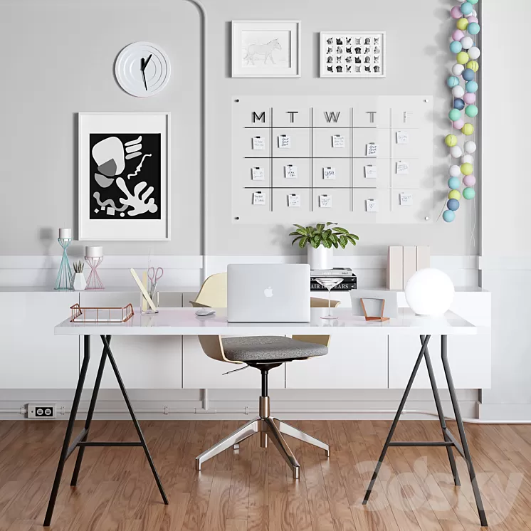 IKEA HOME OFFICE 3D Model