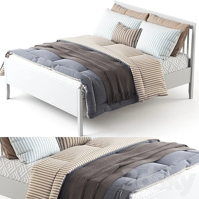 Ikea Idanas Bed 3D Model Ikea Idanas Bed 3D Model