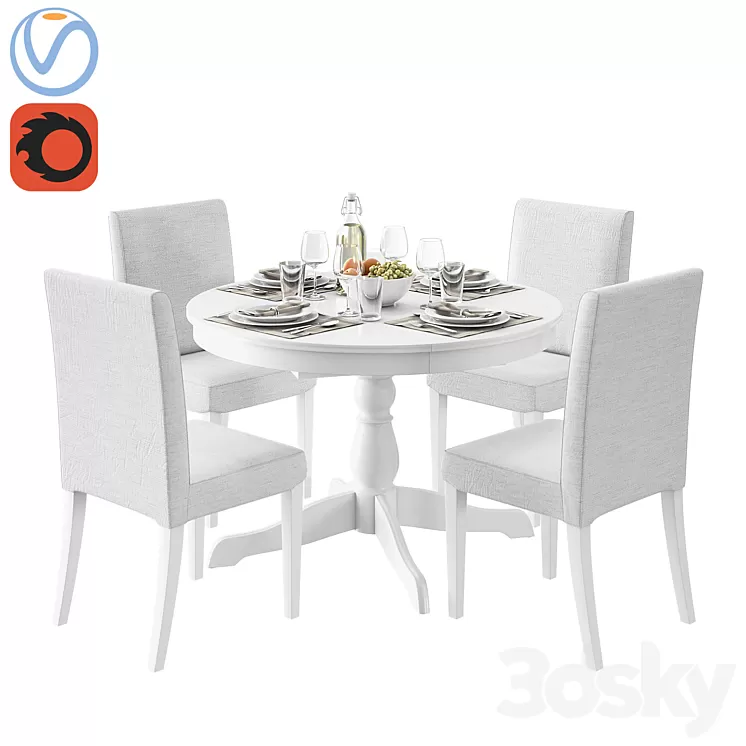 IKEA INGATORP AND HENRIKSDAL 3D Model