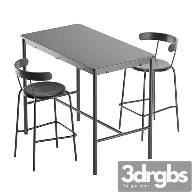 Ikea Ingvar Barney Chair And Tommariud Ceiling 3D Model Download