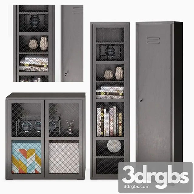Ikea ivar ikea ivar shelving set 3D Model Download