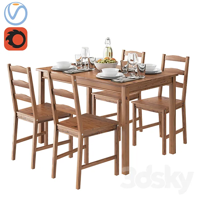 IKEA JOKKMOKK 3D Model