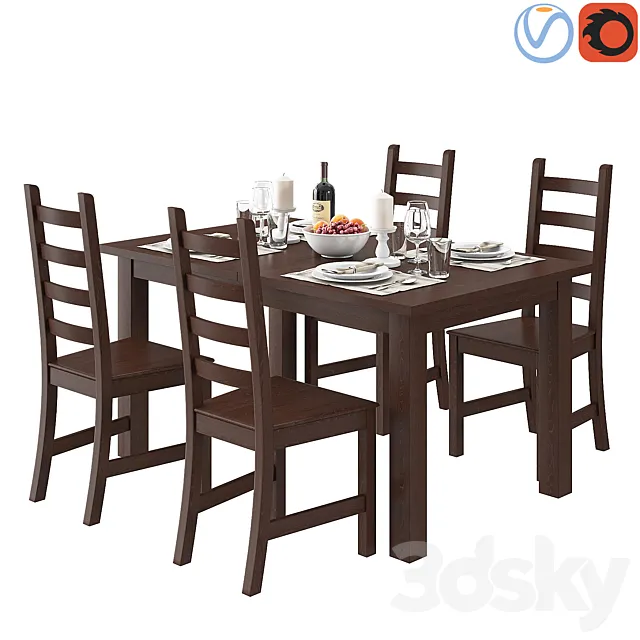 IKEA KAUSTBY and STORNAS 3D Model