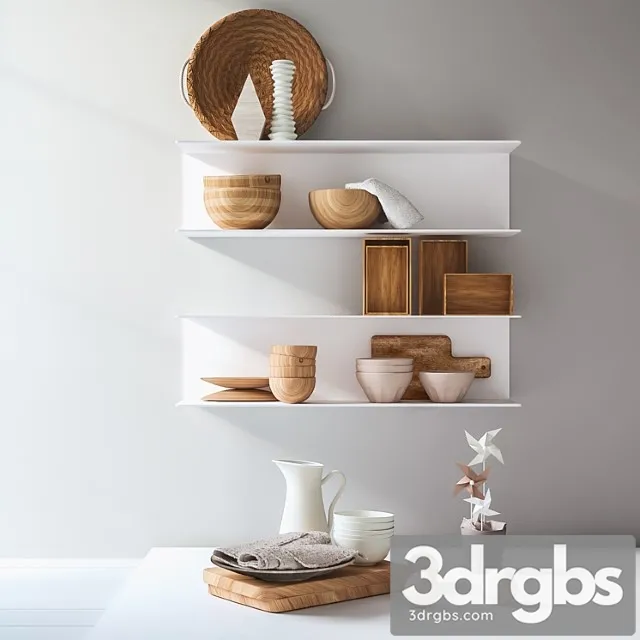Ikea kitchen accessories 3D Model Download