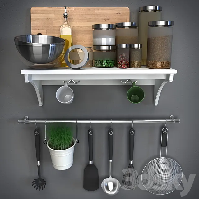IKEA Kitchen Accessories 3DModel
