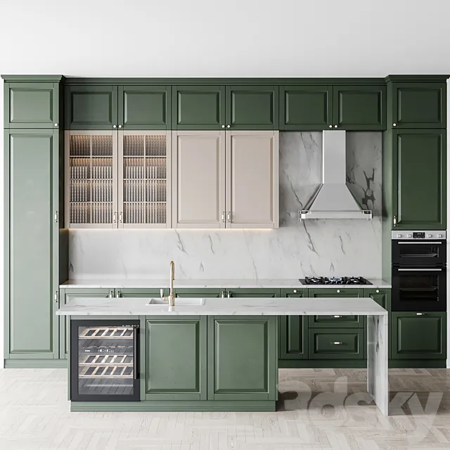 Ikea Kitchen Idea04 3D Model Ikea Kitchen Idea04 3D Model